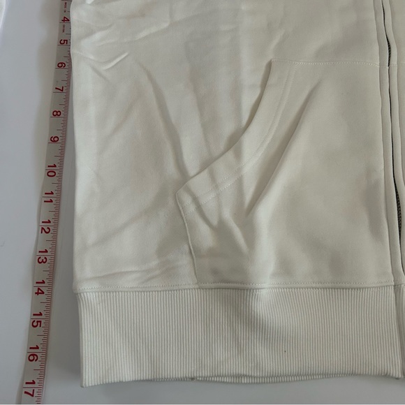 Naked Wardrobe White Oversized The Zip Up Hoodie size - XL - Picture 6 of 8